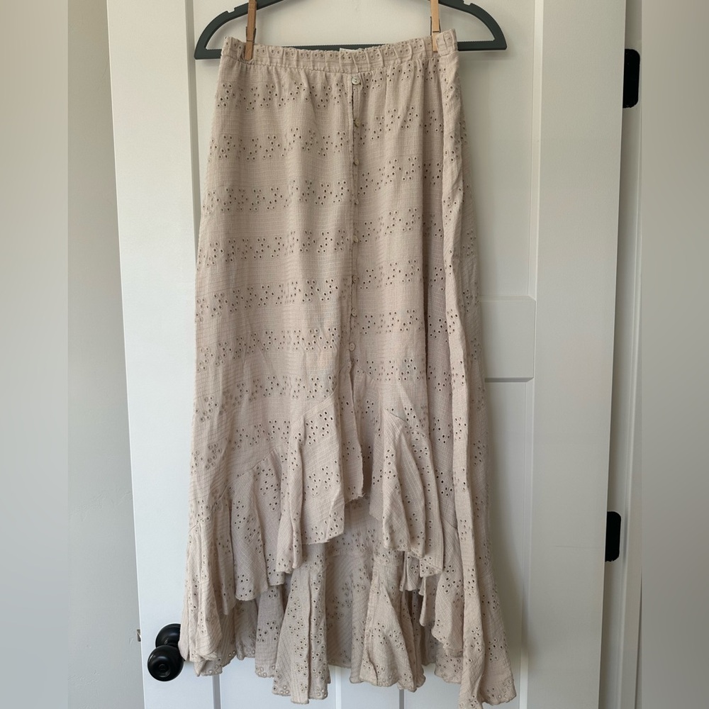 Boutique Eyelet Skirt